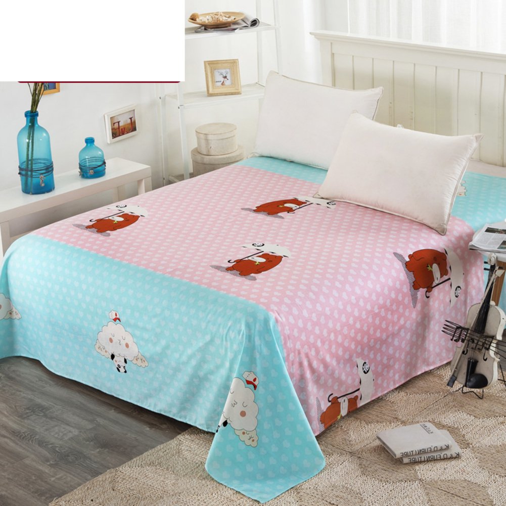 Drap de lits en coton supérieur style épuré 160x230