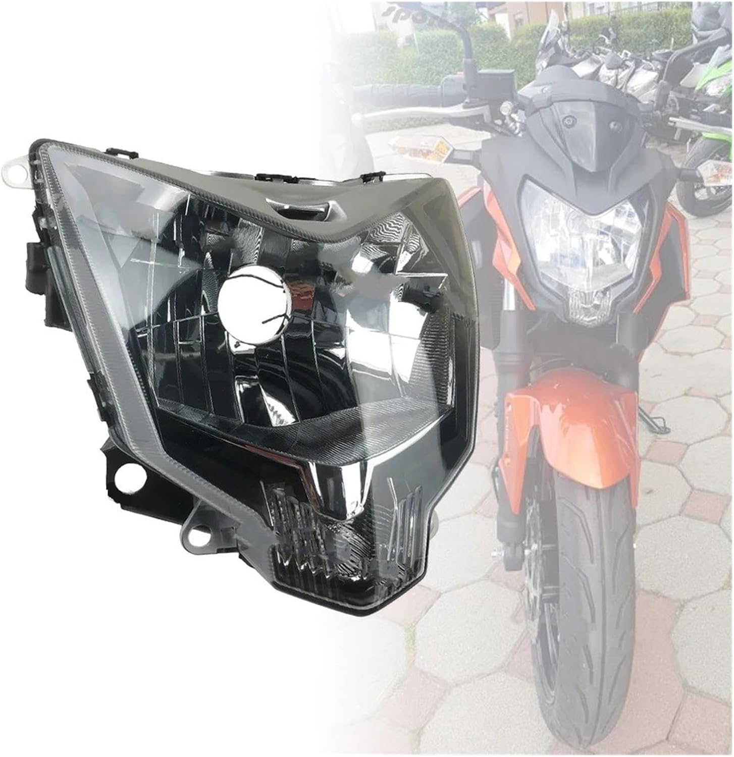 モーターサイクルヘッドライトアセンブリ,カワサキニンジャ250sl 2013