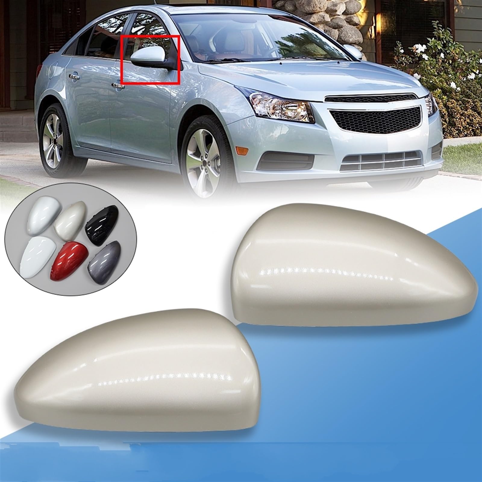 Auto Calotte Specchietti Per Chevrolet Per Cruze 2009 2010 2011 2012