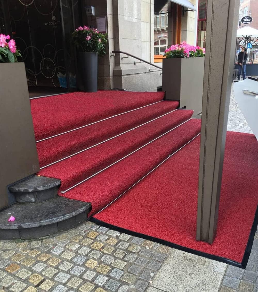 Premium Vinyl Black 3' x 3' Drainage Mesh Mats - No Backing