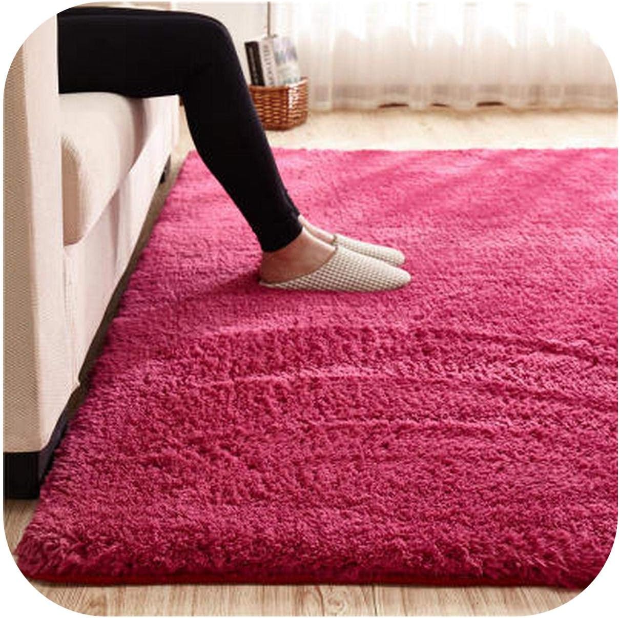Amazon カーペット北極ベルベットカーペットウォッシャブル厚い毛布リビングルームベッドルームベッドサイドパッド吸収剤滑り止めカーペット