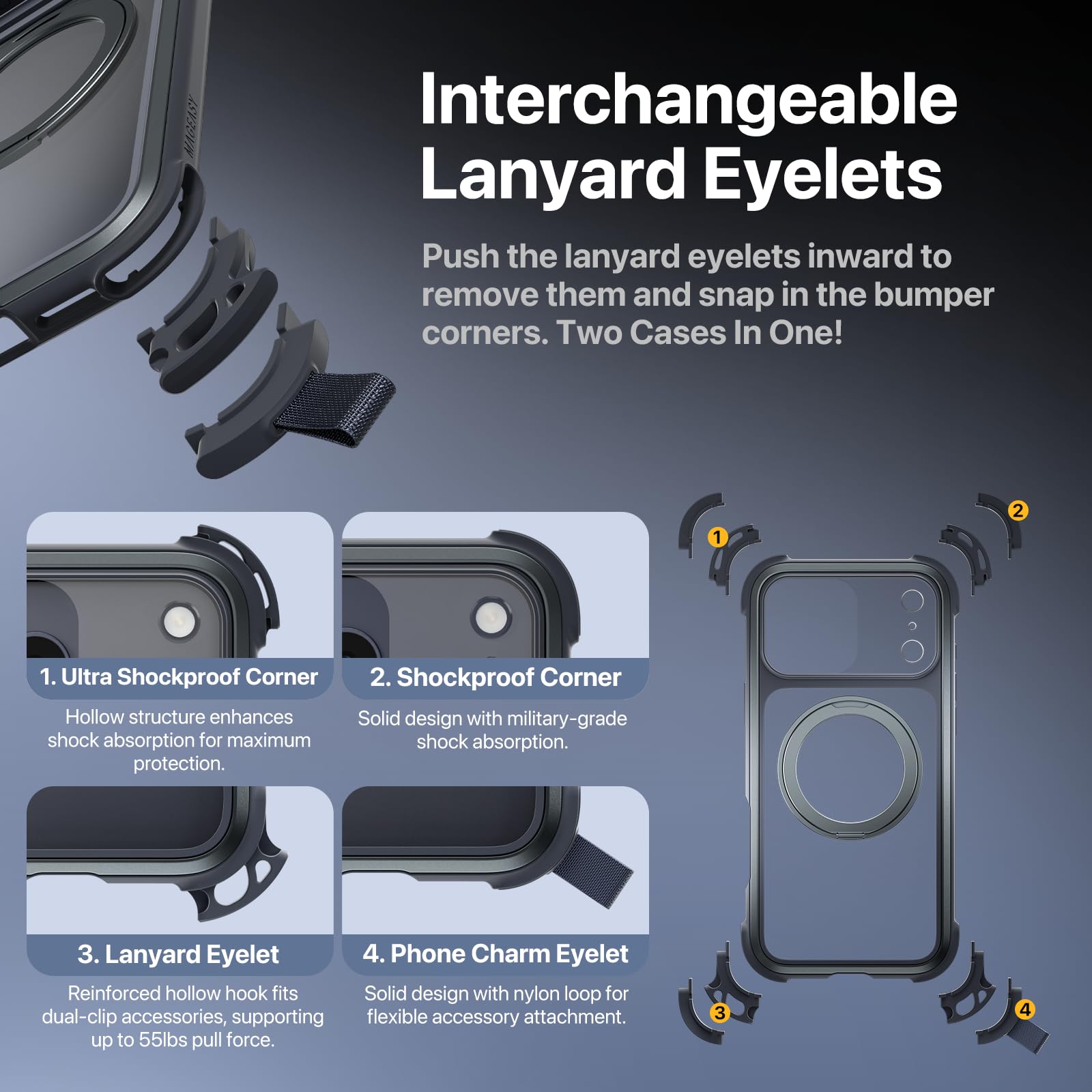 Amazon.com: MAGEASY Odyssey Ultra MagSafe 360° Magnetic Stand