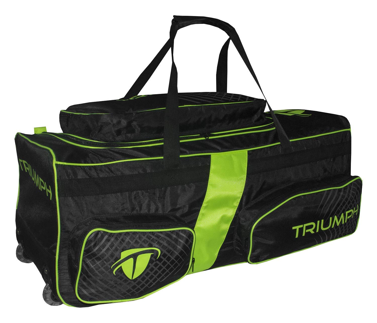 Triumph CLUBKIT-500 Cricket Holdall Bags (Black/Lime)-image-38