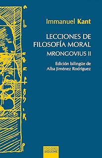 Lecciones de filosofía moral: Mrongovius ii