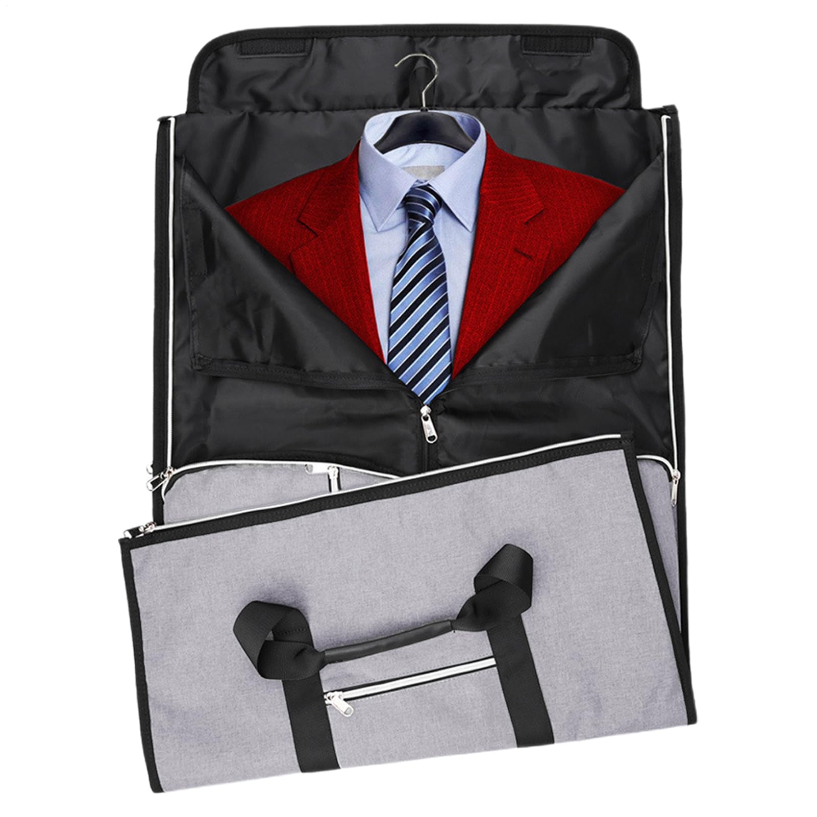 Bolsa Porta Trajes De Cabina Portador De Ropa Plegable