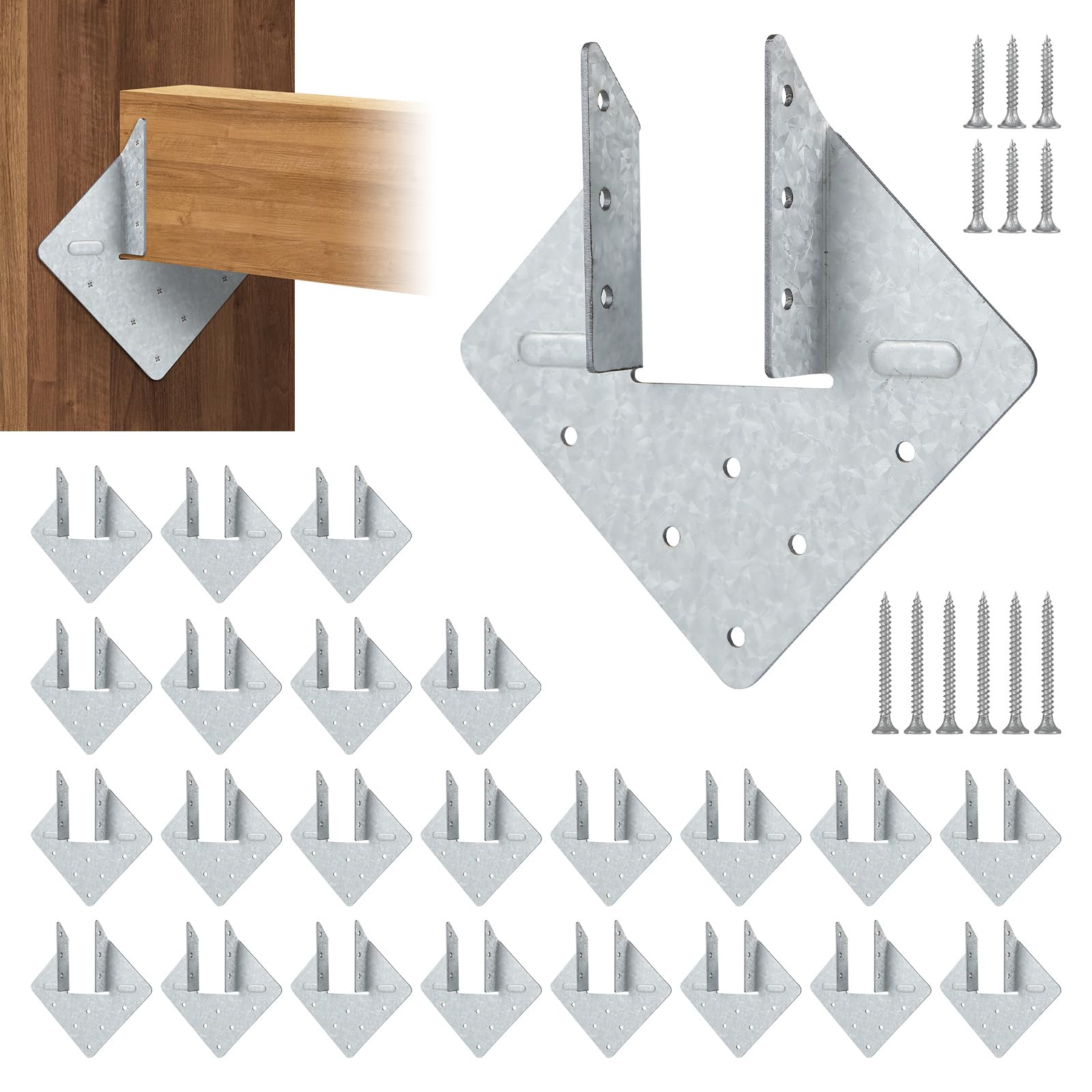 Photo 1 of Rasugarlary 16-Gauge Hurricane Ties (24 Pack)