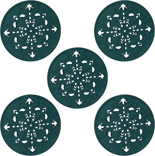 Almohadillas calientes de silicona para cocina salvamanteles para platos calientes salvamanteles de silicona para ollas y sartenes calientes