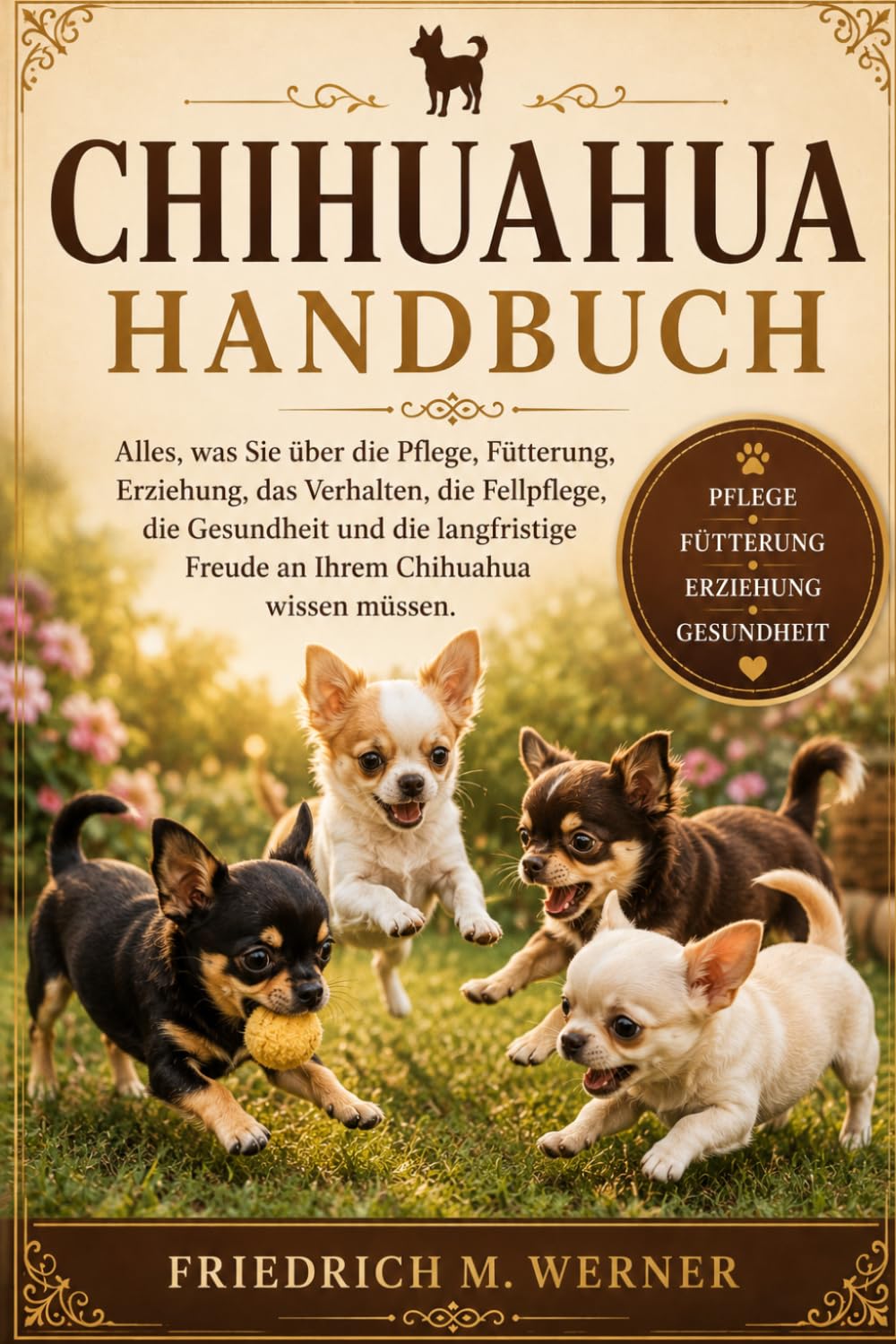 CHIHUAHUA HANDBUCH: Alles, was Sie über die Pflege, Fütterung, Erziehung, das Verhalten, die Fellpflege, die Gesundheit und die langfristige Freude an Ihrem Chihuahua wissen müssen.
