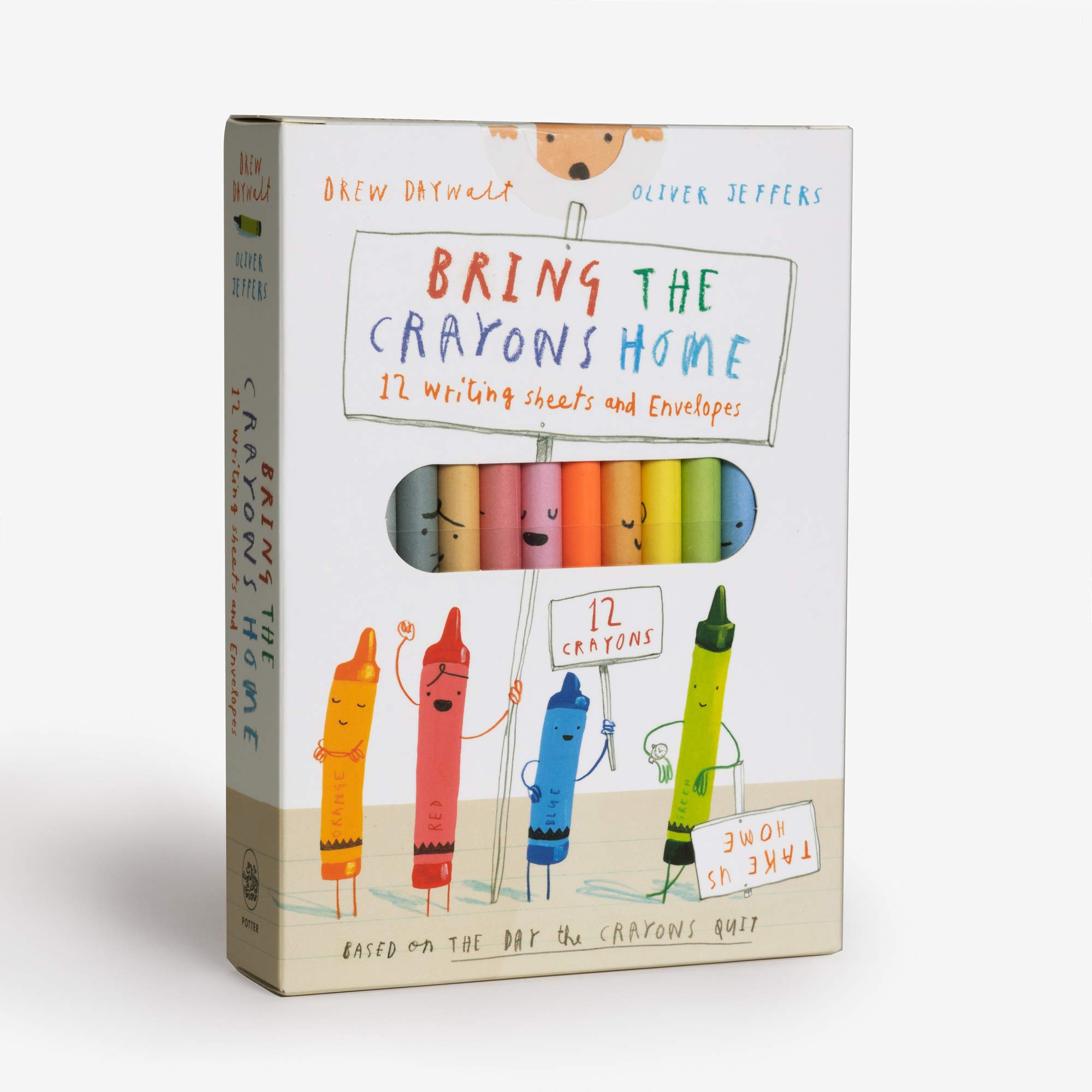 Bring the Crayons Home: A Box of Crayons, Letter-Writing Paper, and Envelopes - Image 2