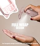 Silicone Case Compatible with Touchland Hand Sanitizer Spray (Fit for 1 FL OZ/30 mL Ver), Portable keychain Cute Color Ears