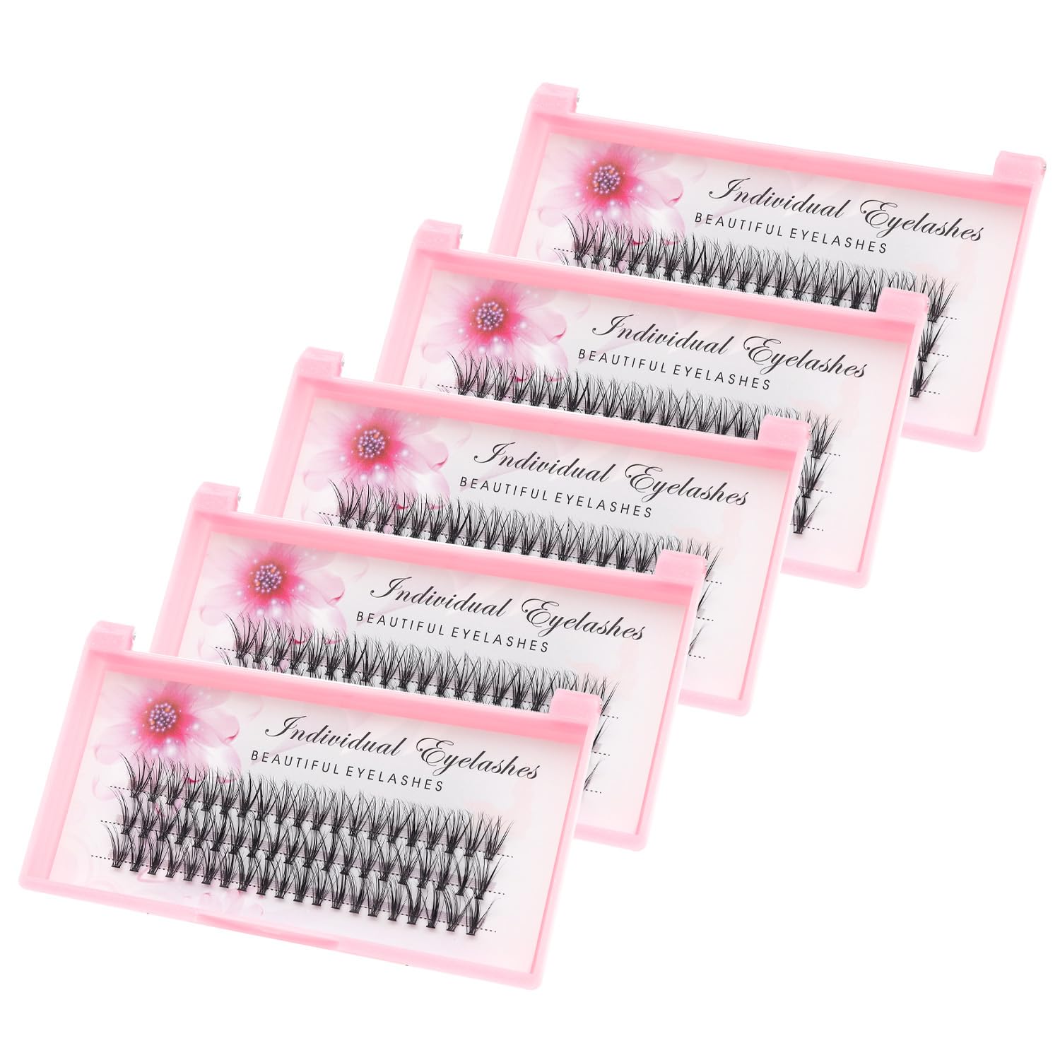 Individual False Eyash Clusters Synthetic Fiber Lash Extensions