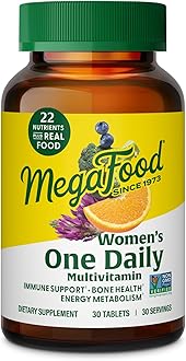 Women's One Daily - Women's Multivitamin supports Optimal Health and Well-Being - With B Complex Vitamins - Gluten Free, Non-GMO, Dairy Free, Soy Free - 30 Tablets