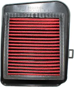 Filtro de ar esportivo lavável CG125 Fan CG150 Fan Titan CG160 Fan Titan Start 2014 em diante Cor: Preto