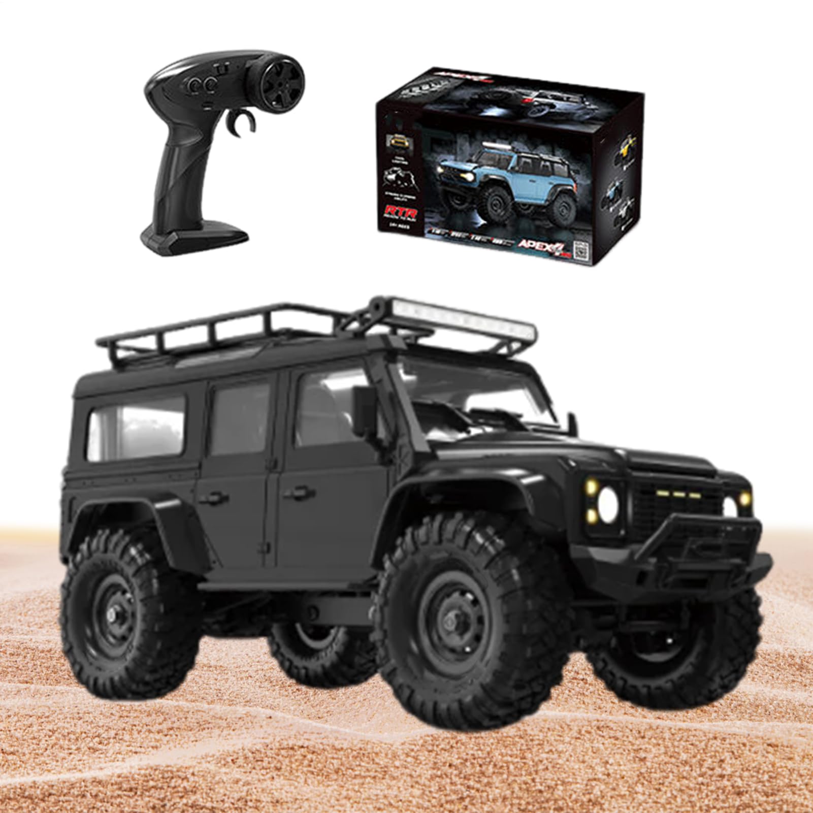 Generico Macchina RC Drifting Modellini Crawler A LED | Veicolo Fuoristrada Radiocomandato 1 16 Per Bambini Ragazze Adulti Feste Festival Compleanni All'Aperto Casa Intrattenimento