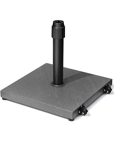 42lbs Patio Umbrella Base with Wheels - Heavy Duty Outdoor