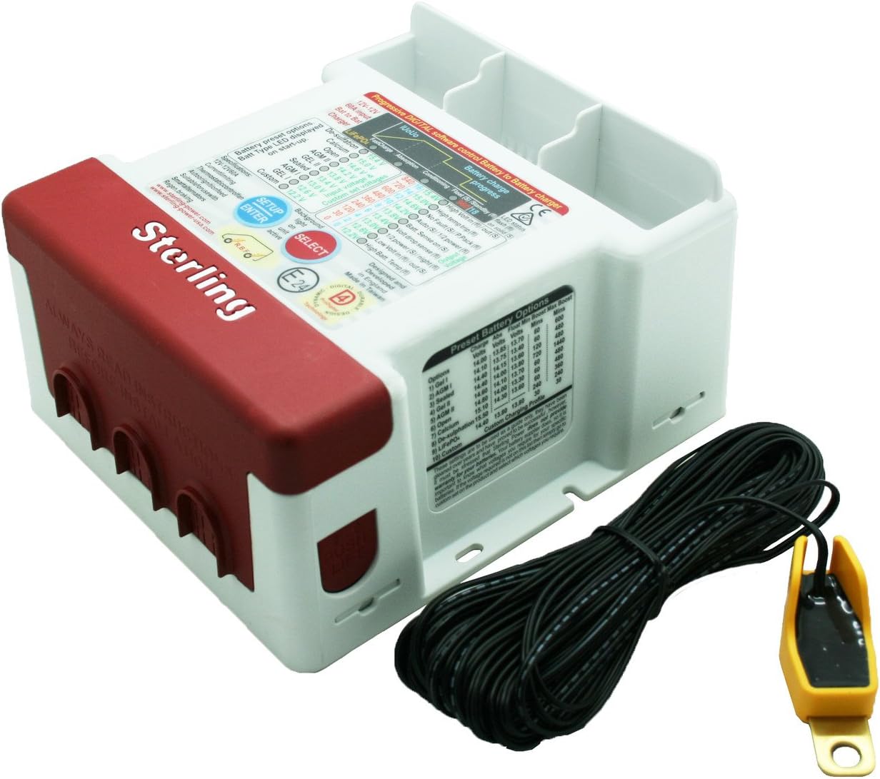 Sterling BB1260-12 Volt, 60 Amps - Pro Batt Ultra Battery to Battery Charger : Sports & Outdoors