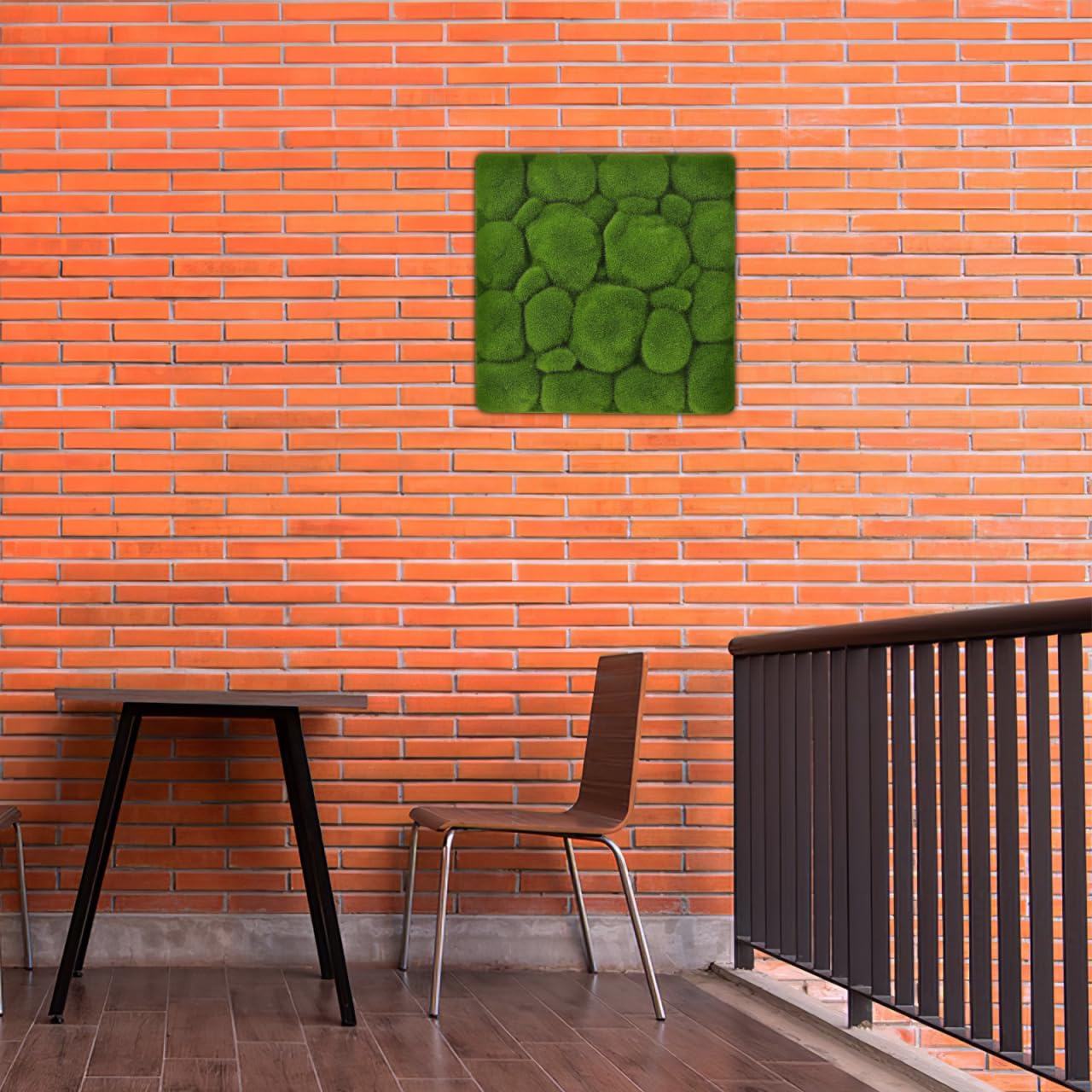 Artibetter 3 Pezzi Pannello Muschio Artificiale 30x30cm, Simulazione Muschio Verde Per Decorazione Parete, Sfondo Muro, Giardino E Casa