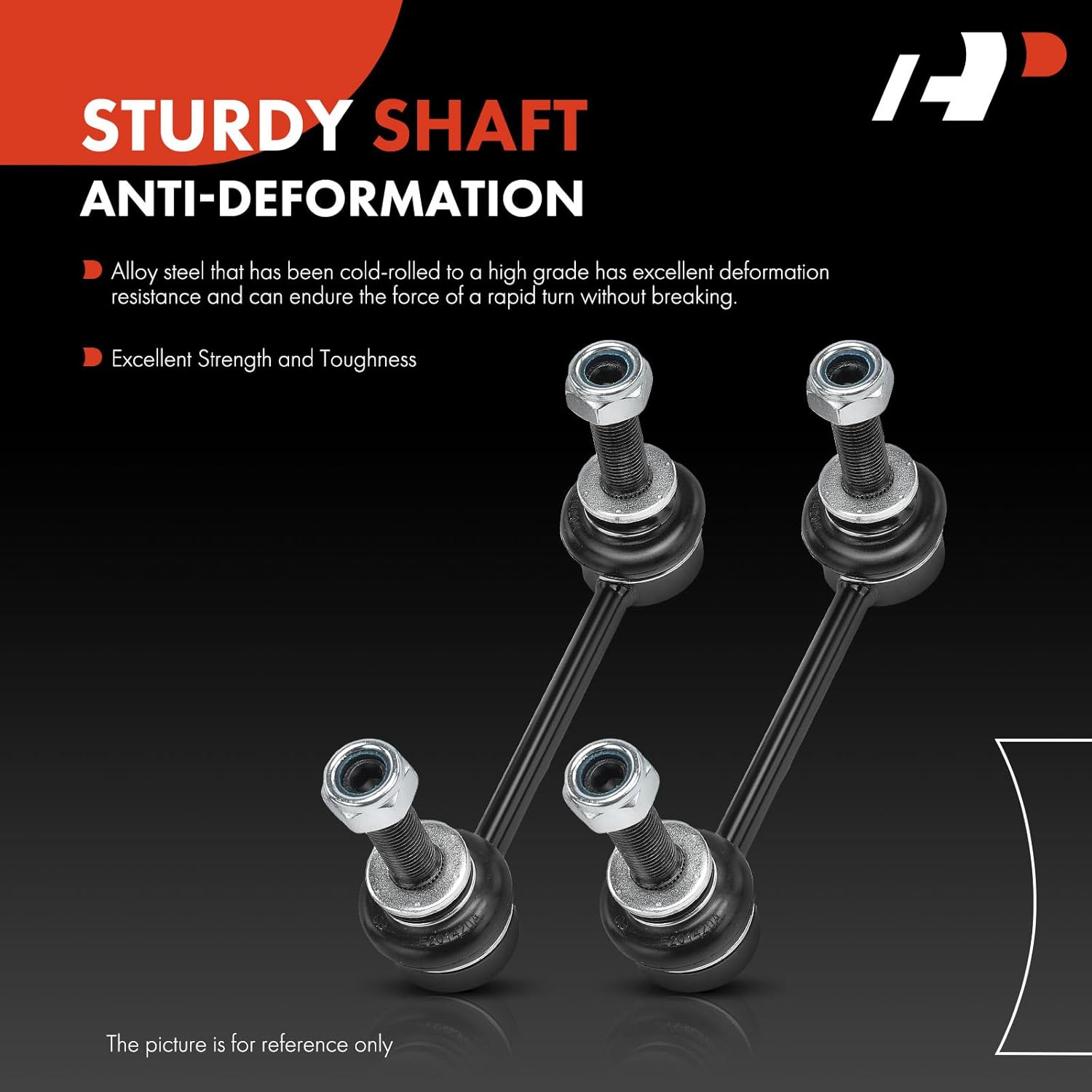 A-Premium 2 x Rear Sway Bar Links Stabilizer Bar Links, Compatible with Ford Fusion 13-20, Edge & Mustang 15-22, Police Responder Hybrid & SSV Plug-In Hybrid 19-20, Lincoln MKZ 13-20, MKX 16-18