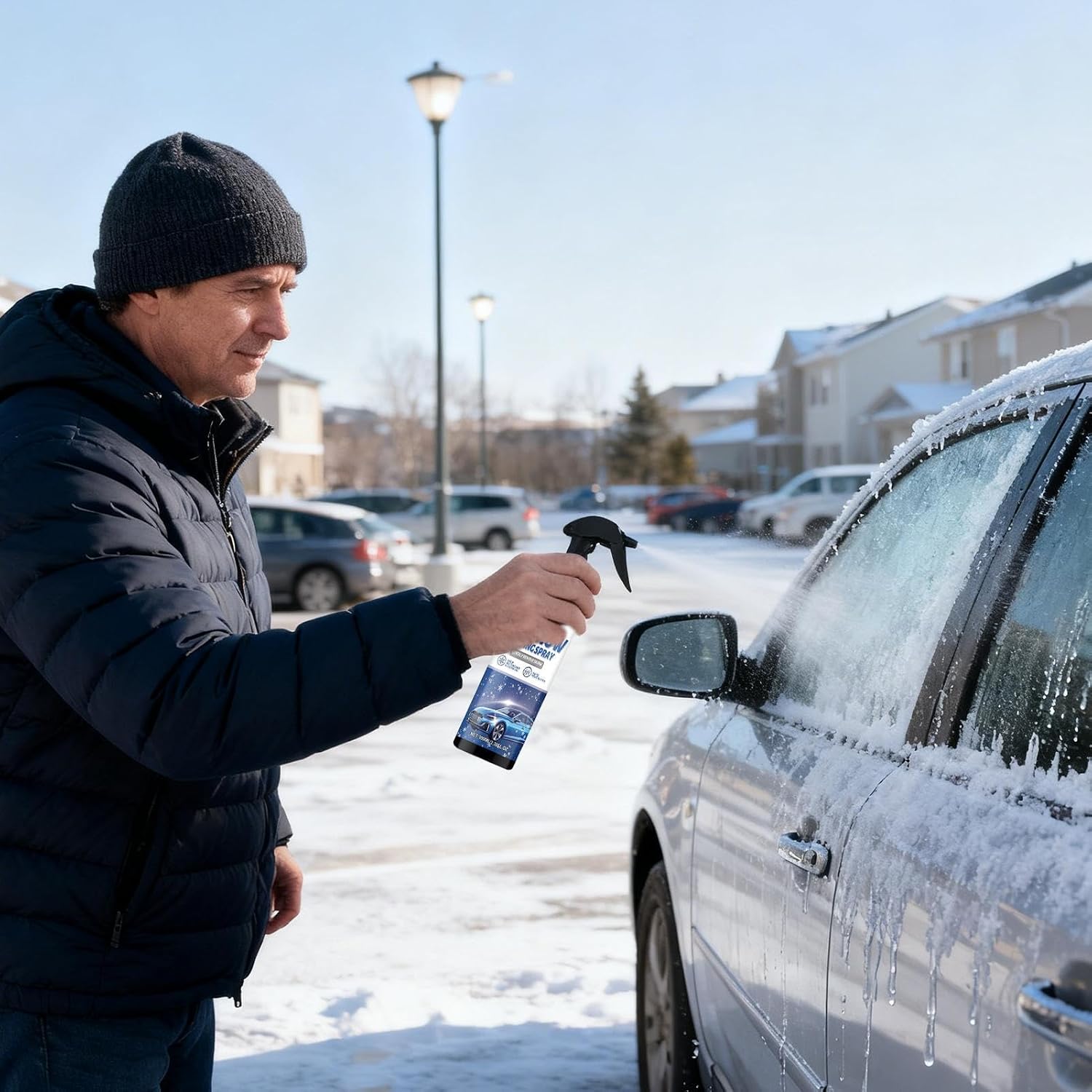 Car Window Deicer | 100ml Auto Glass Ice Melting Agent,Automotive Window Deicer | for Trucks RVs SUVs Sedans Drivers Travelers Cold Weather Daily Commute Road Trips Long Distance Drive