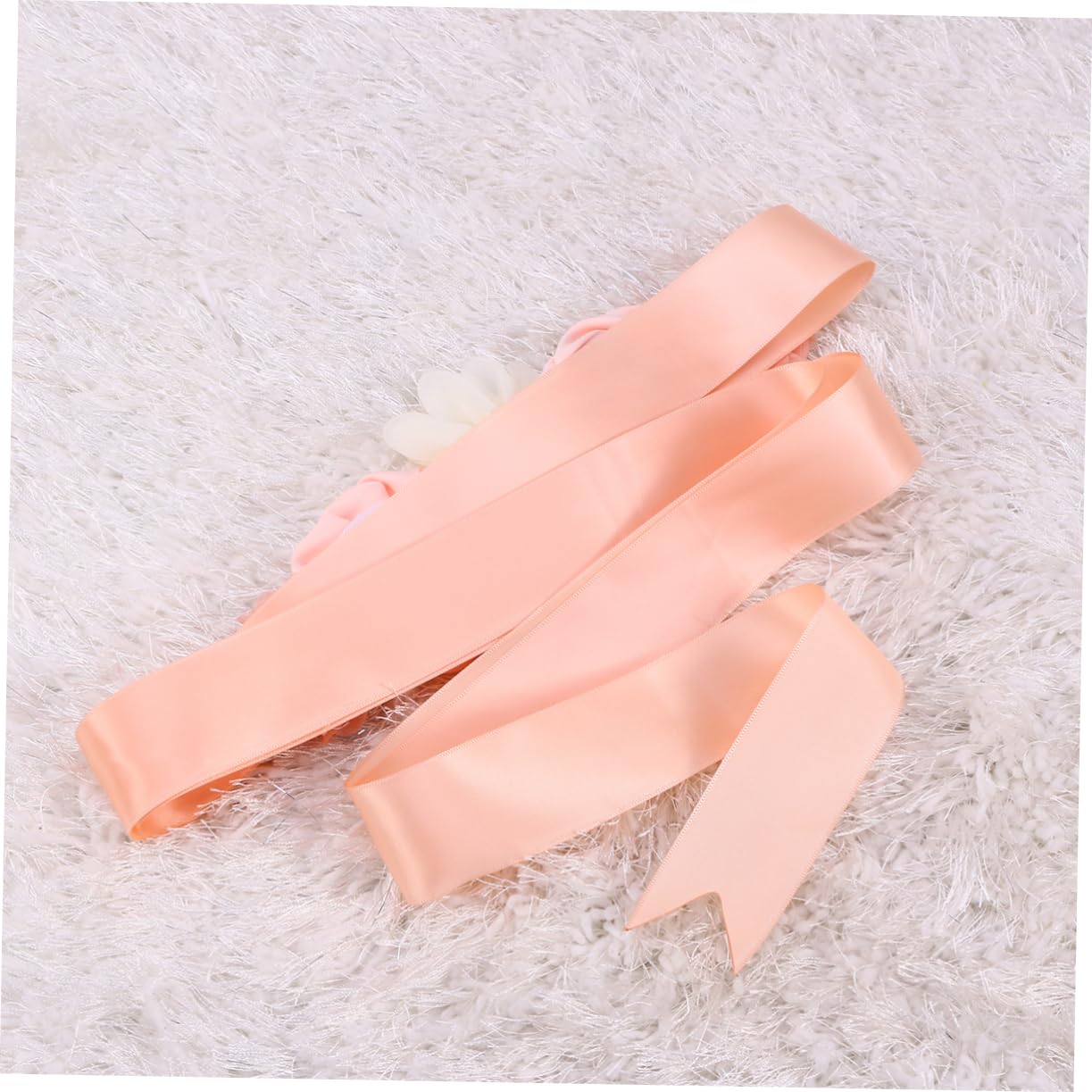 LIFKOME 6piezas Cinturón De Flores Para Rhinestones y Perlas Juego Cinturón y Diadema De Satén Para Bodas y Elegantes