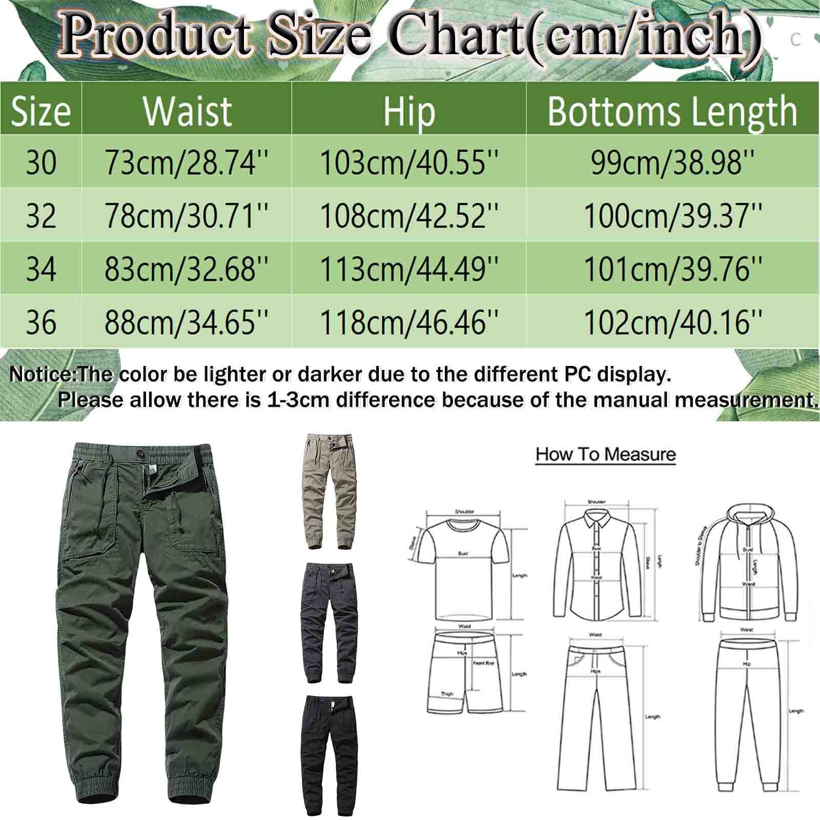 Pantaloni cargo da uomo, lunghi in tinta unita, con tasche, per il tempo libero, gamba dritta, pantaloni da jogging in vita con coulisse, chiusura lampo, pantaloni da lavoro per uomini, comodi e alla