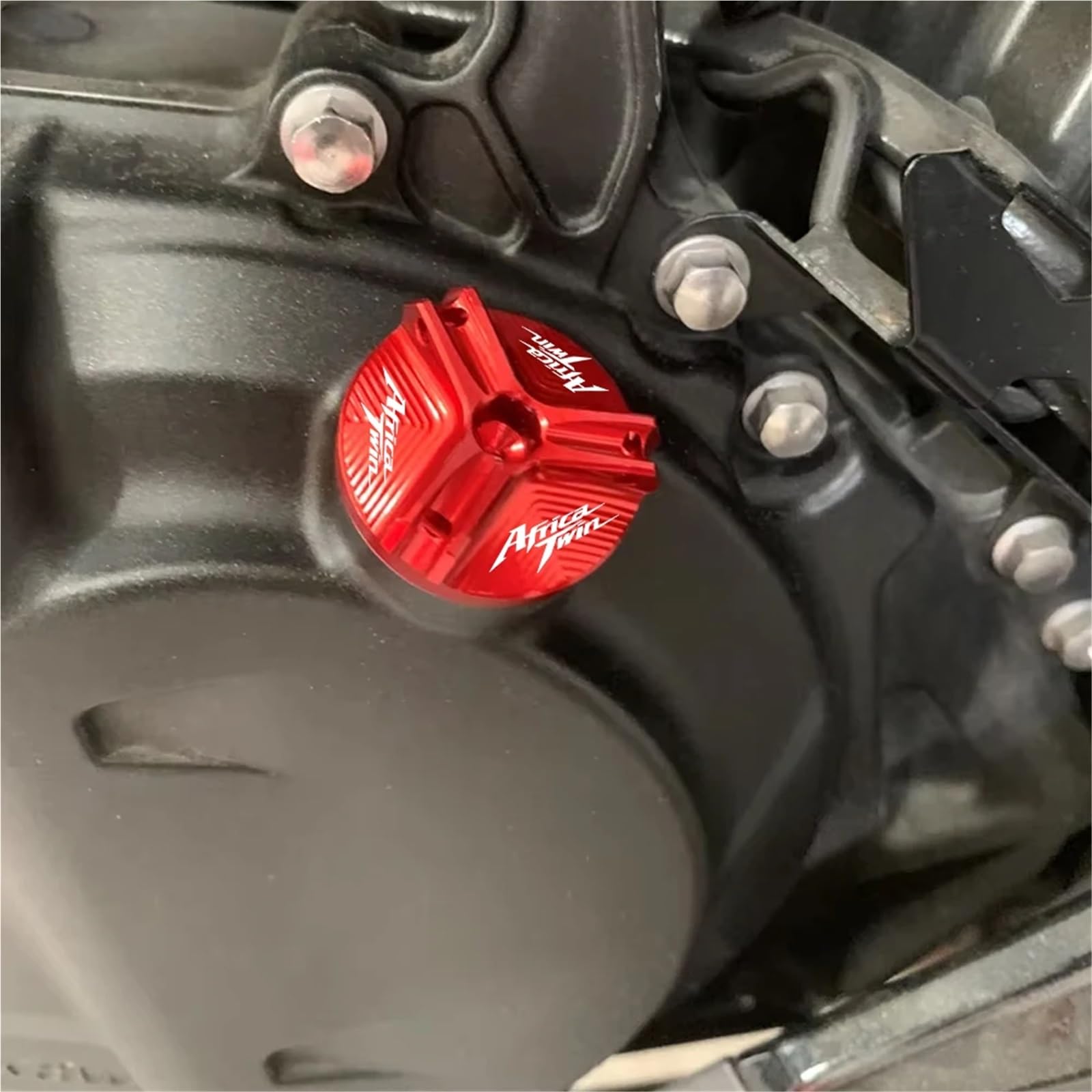 Pasuje do motocykli H0NDA Africa Twin 1100 L CRF 1100L CRF1100L Akcesoria motocyklowe Pokrywa zbiornika płynu hamulcowego Korek wlewu oleju silnikowego(3Pcs Set Blue)