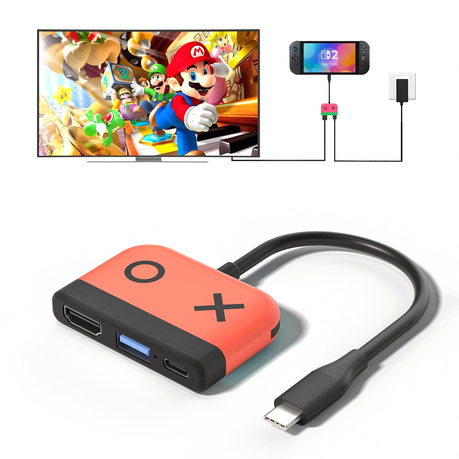 Amazon.com: Kstkry Switch Dock for Nintendo Switch 2,Portable TV
