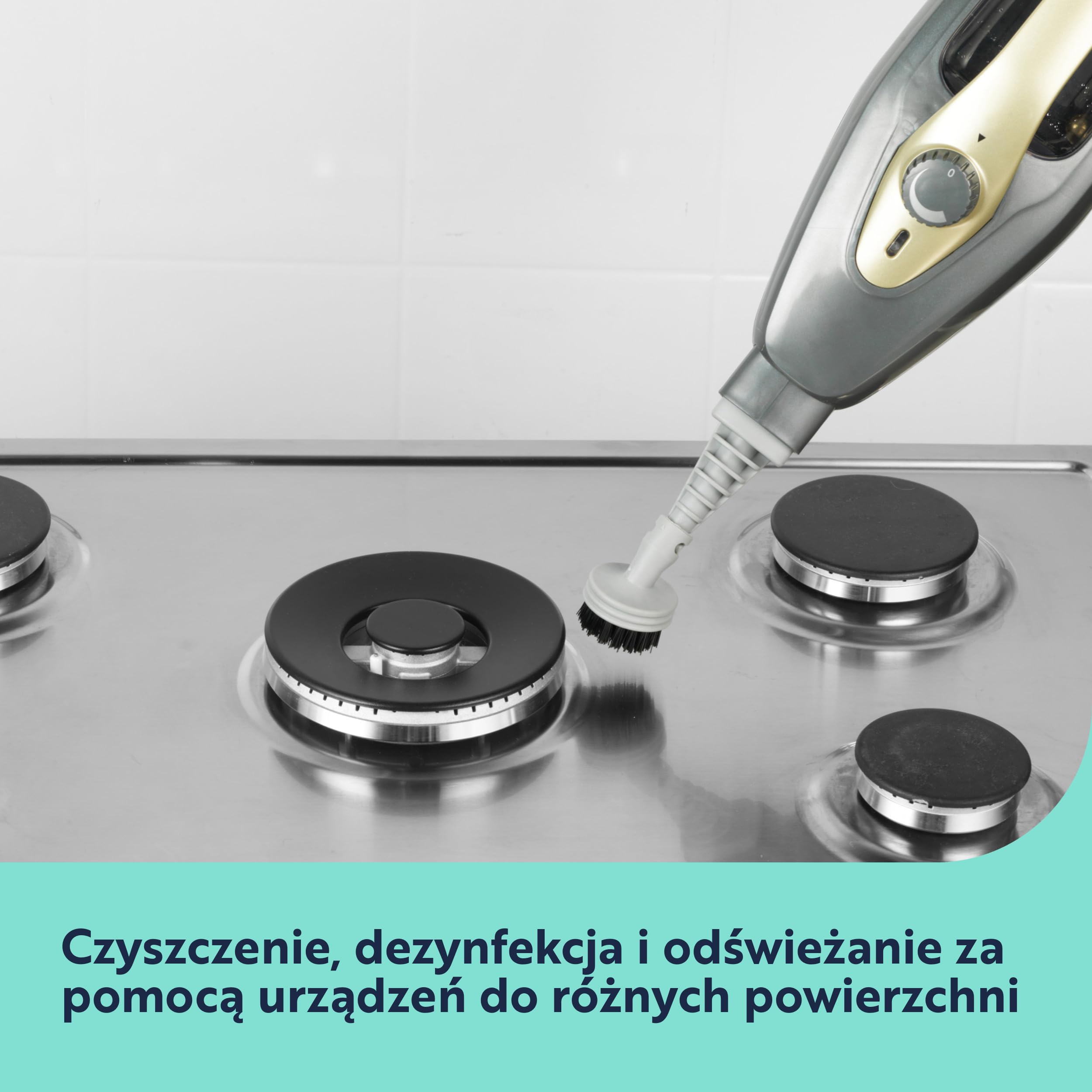 Beldray BEL01732TTVDE Titanium 14 w 1 Mop Parowy – Wielofunkcyjny Reczny Odkurzacz, 350ml, Elastyczne Zawiasy, Bez Chemikaliów, Myjka do Okien, Dodatkowe Dysze i Pady Mopowe w Zestawie, 1300W