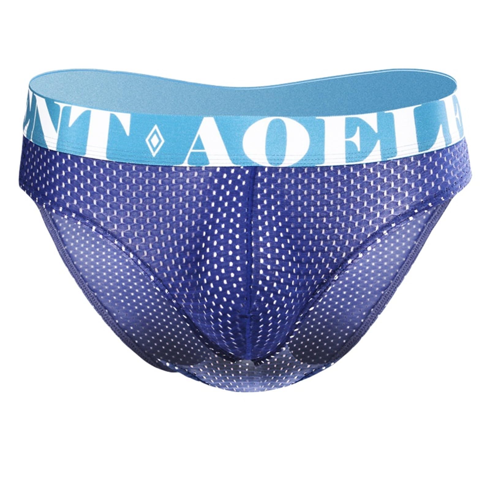 Slip Uomo Brief U-Convex Maschile da 4 Pacchi, personalità Giovanile alla Moda A Bassa Vita A Vita Bassa in Maglia di Seta di Seta Ghiacciata-Un-L 50-60 kg