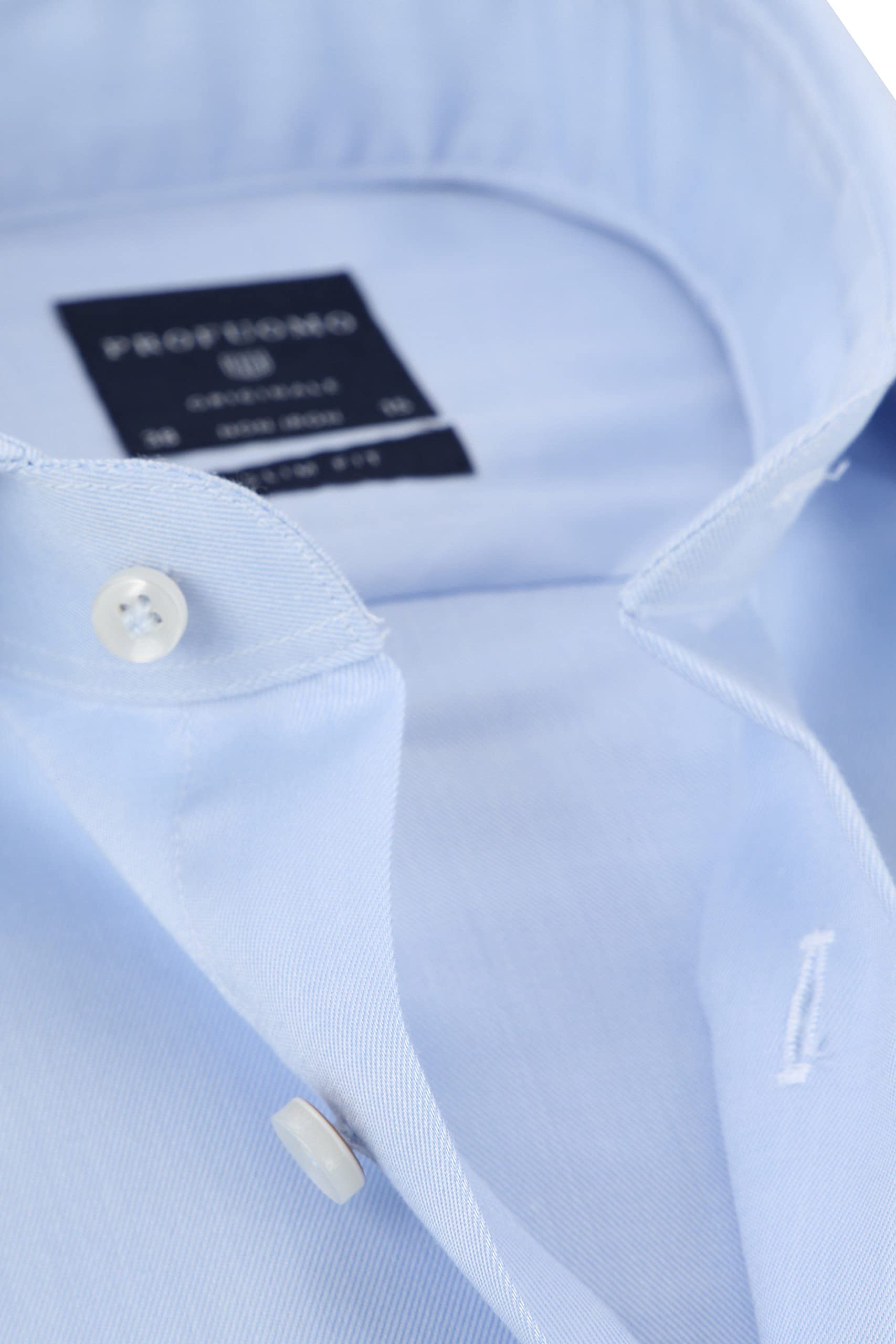 Profuomo Camicia extra lunga Cutaway Light Blue – Abbigliamento Uomo – Taglia Slim Fit – PP0H0A024