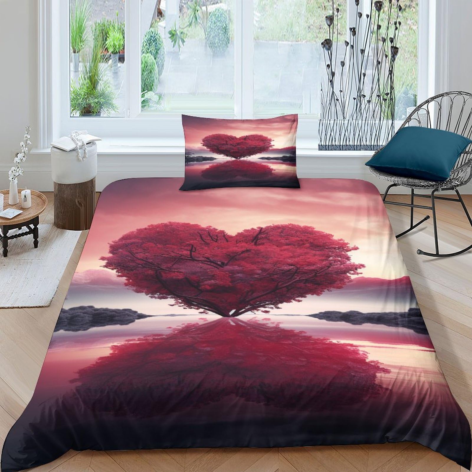 Housse de couette Reflection of Amour 135x200 microfibre