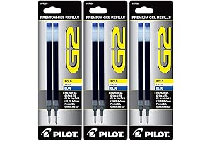 Pilot G2 Pens 1.0 Refills: Enhance Your Writing with Boldness and Fluidity