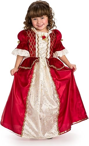 Little Adventures Disfraz de princesa de belleza de invierno (para edades pequeñas de 1 a 3 años), lavable a máquina, vestido de fiesta y juego de