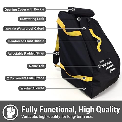 Miniatura 3 de Karfast - Bolsa de viaje para asiento de automóvil, mochila para viajes aéreos - Funda universal para asiento de automóvil infantil, funda para