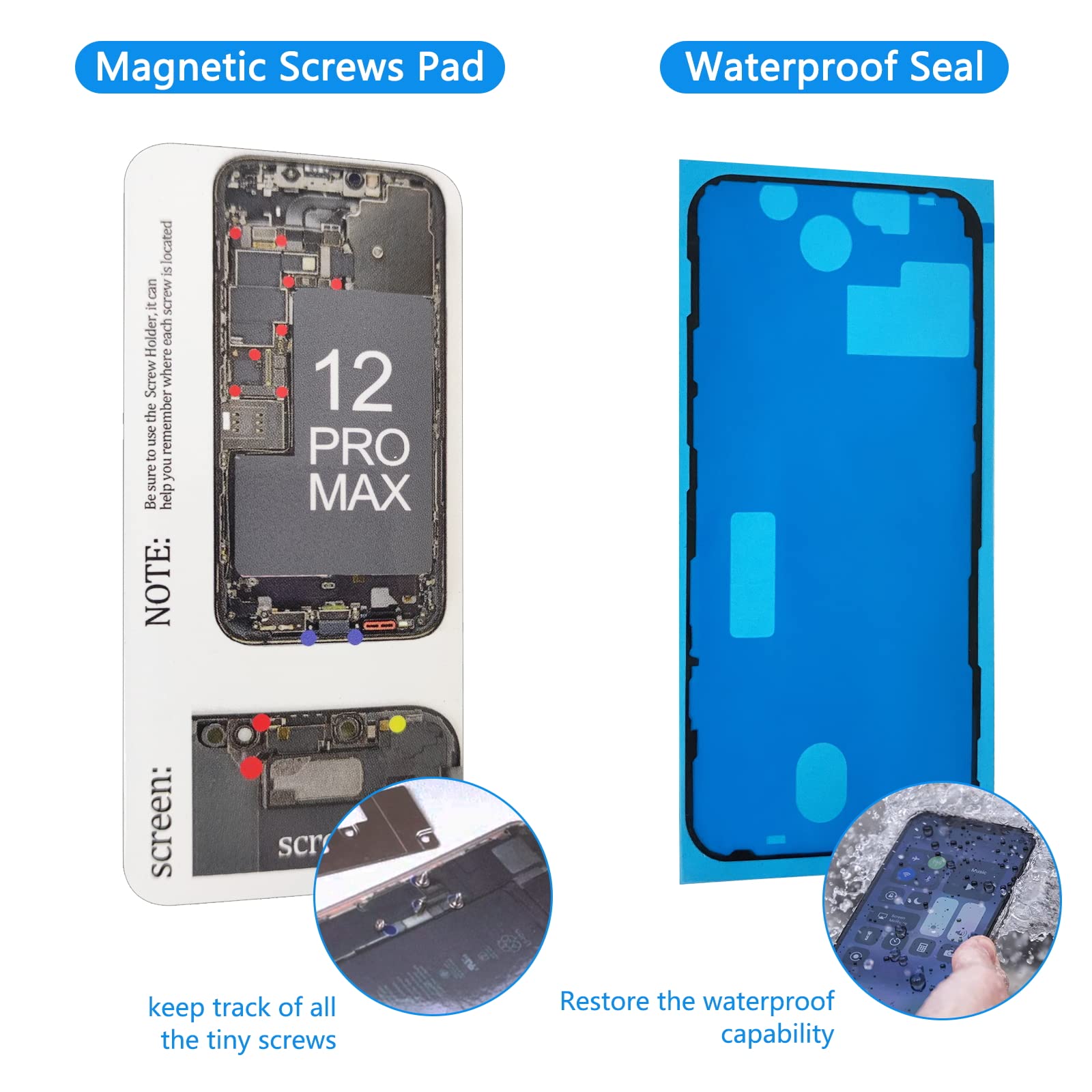 Amazon.com: for iPhone 12 Pro Max Screen Replacement, 3D Touch LCD