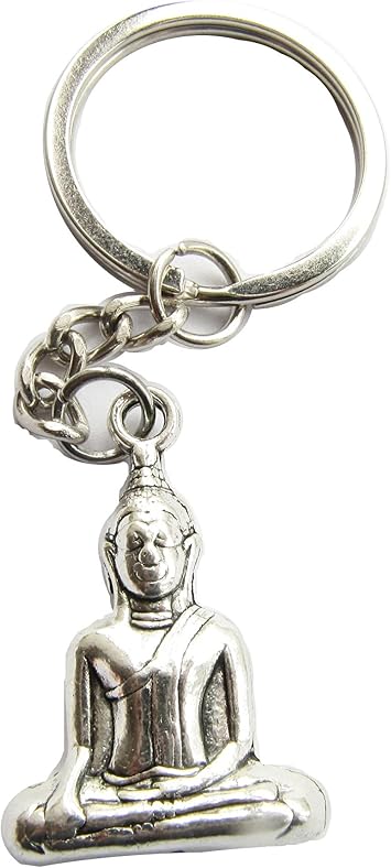 Buddha Keychain, Meditation Keychain, Buddha Key Chain, Meditation Key Chain