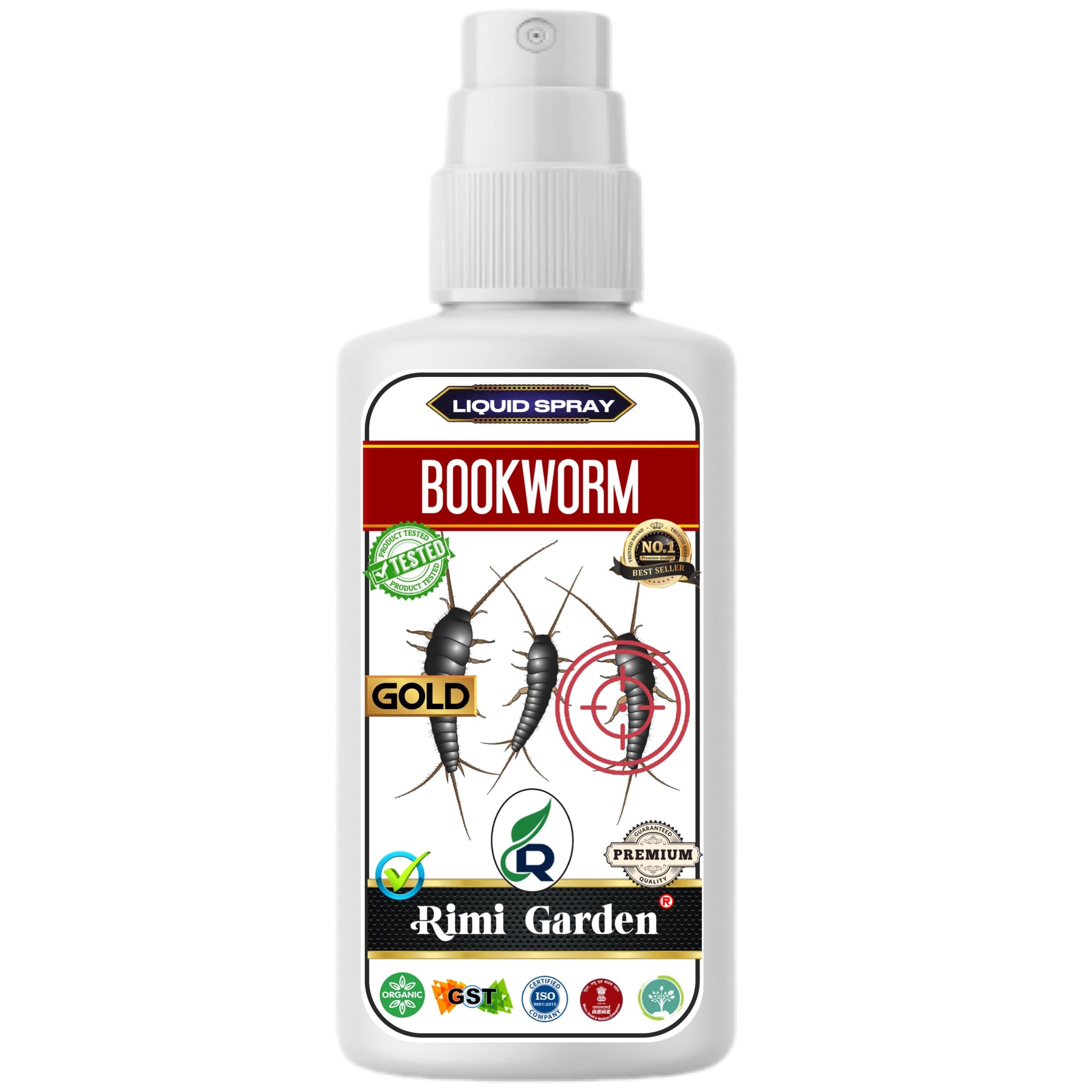 Rimi Garden® Book Worms Liquid Spray, Removes bookworms repellents instantly and prevents further infections | Natural Herbal Formula I Non-Toxic, and Biodegradable | Irritant-Free. (100 ml) (B0D8TC9NWT) Amazon Price History, Amazon Price Tracker