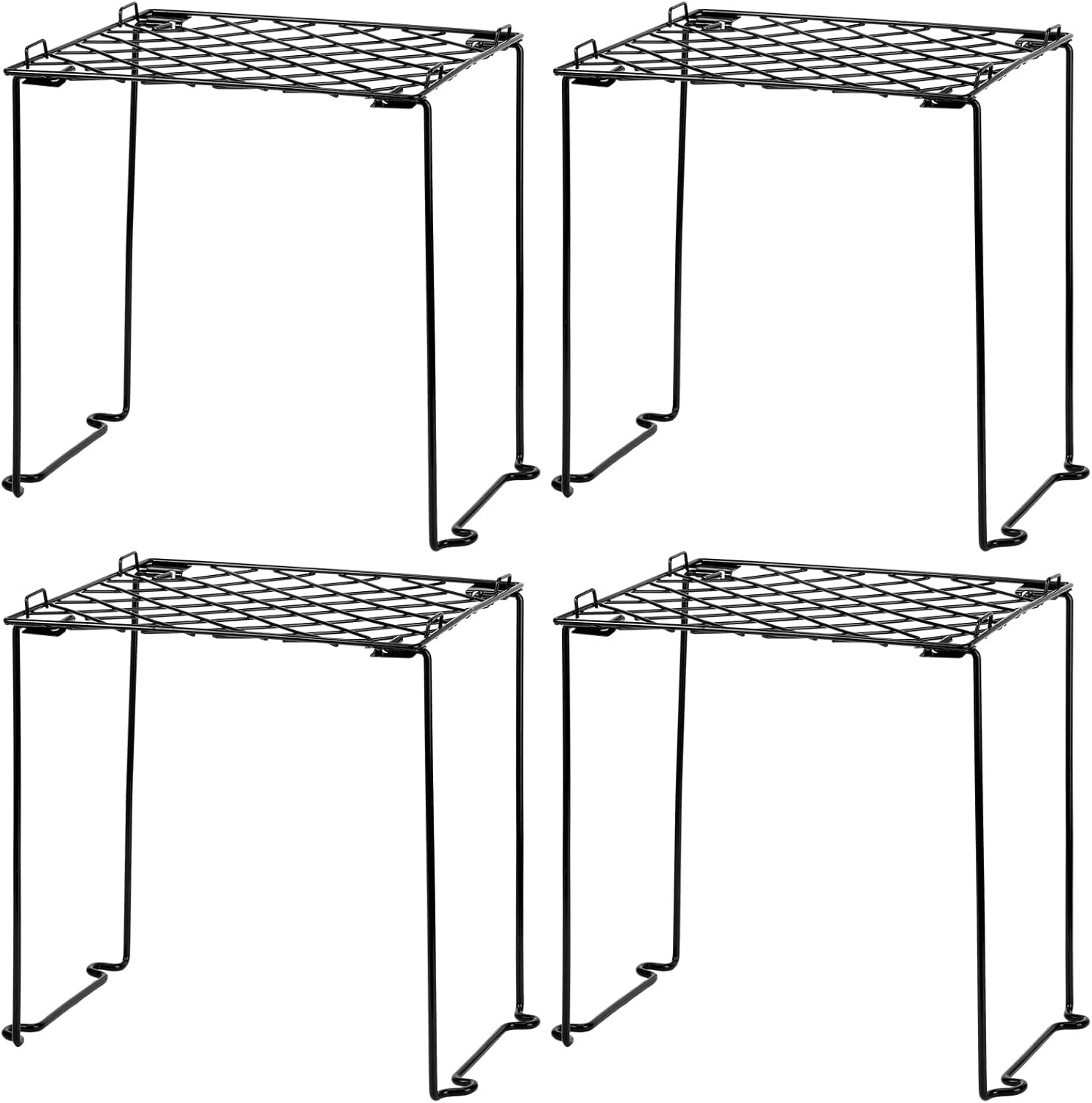 4 Pieces Locker Organizer Shelf for School Work Locker