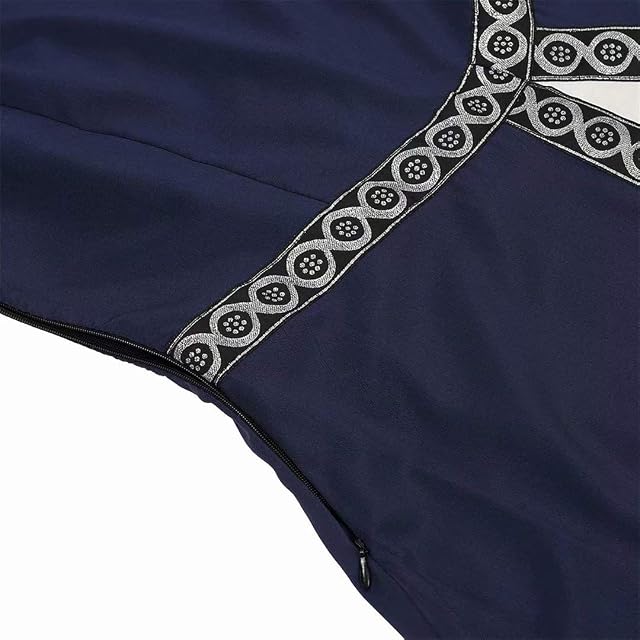 Foto 5 de 6 de Vestido Medieval Renacimiento Mujer Vintage Victoriano gotico Manga Larga de Llamarada Disfraz Princesa Azul…