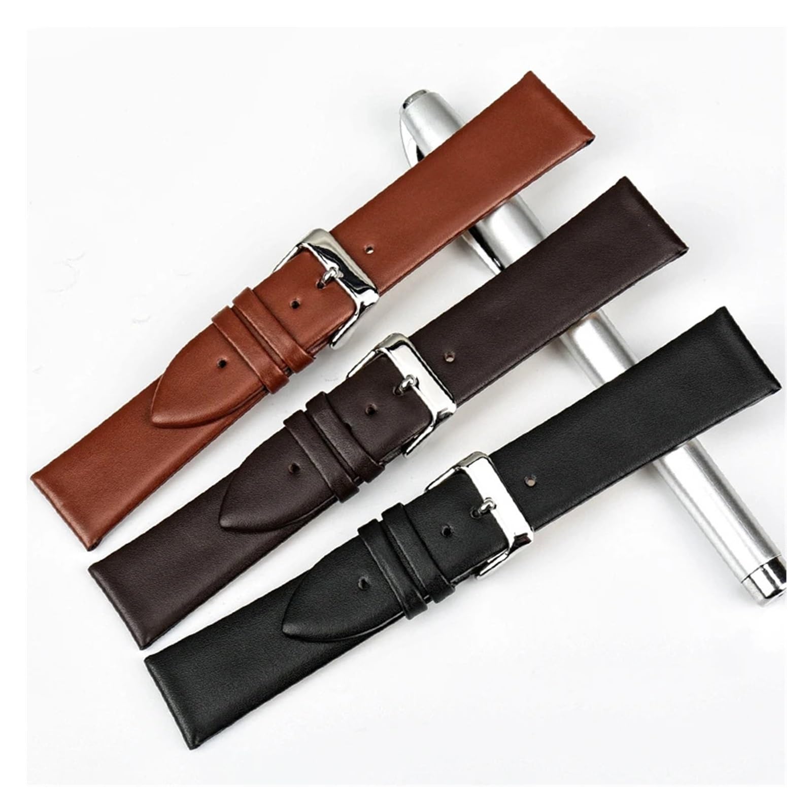 Cong Yi Bracelet De Montre En Cuir Véritable, Accessoires, Noir