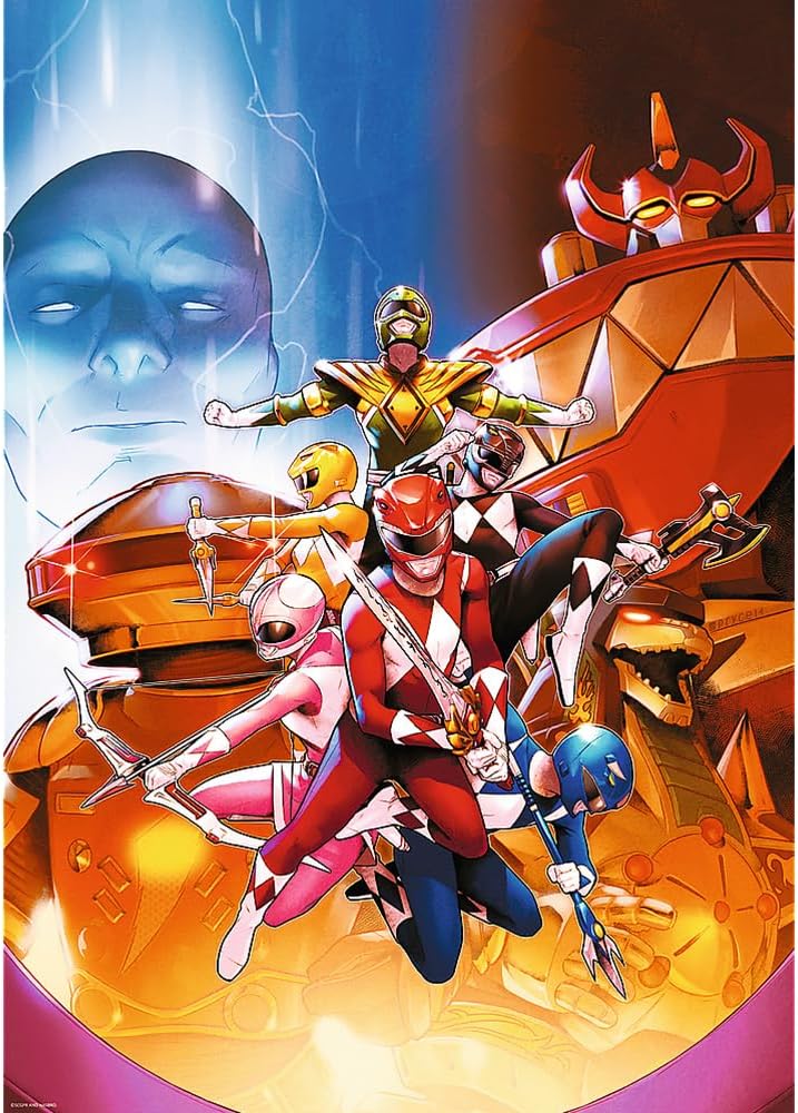 Trefl Power Rangers - Undefeated Power Rangers - 500 Piece Jigsaw Puzzle 18.9" x 13.4" DIY Puzzle, Creative Fun, Classic Puzzle for Adults and Children from 10 Years Old