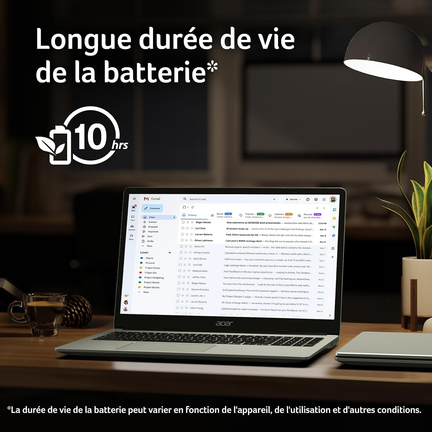 Chromebook - vues produit et connectique