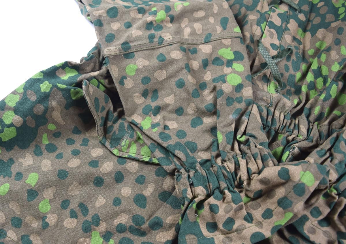 Camouflage WWII Reversible German Elite M42 DOT 44 Smock Reproduction