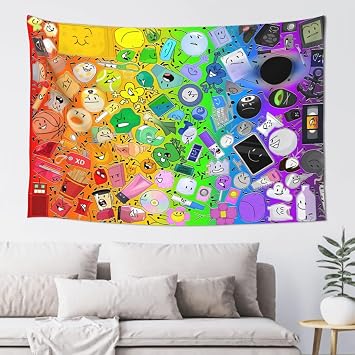 Tuor Autbut Bfdi-Battle for Dream-Island Tapestry Wall Hanging Home Decoration Wall Blanket Dormitory Living Room Bedroom Backdrop Poster60x40inch