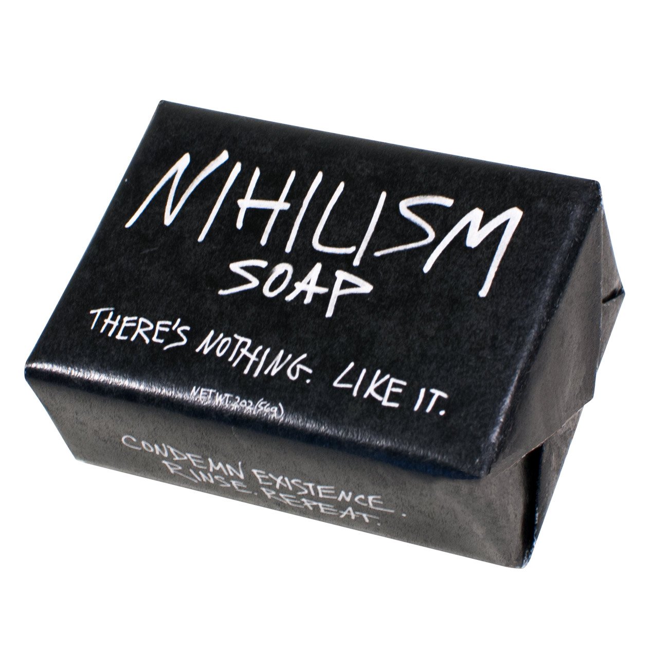 The Unemployed Philosophers Guild Nihilism Soap - Made in the USA, 2oz (56g) Travel or Hotel Sized Guest Bar Soap