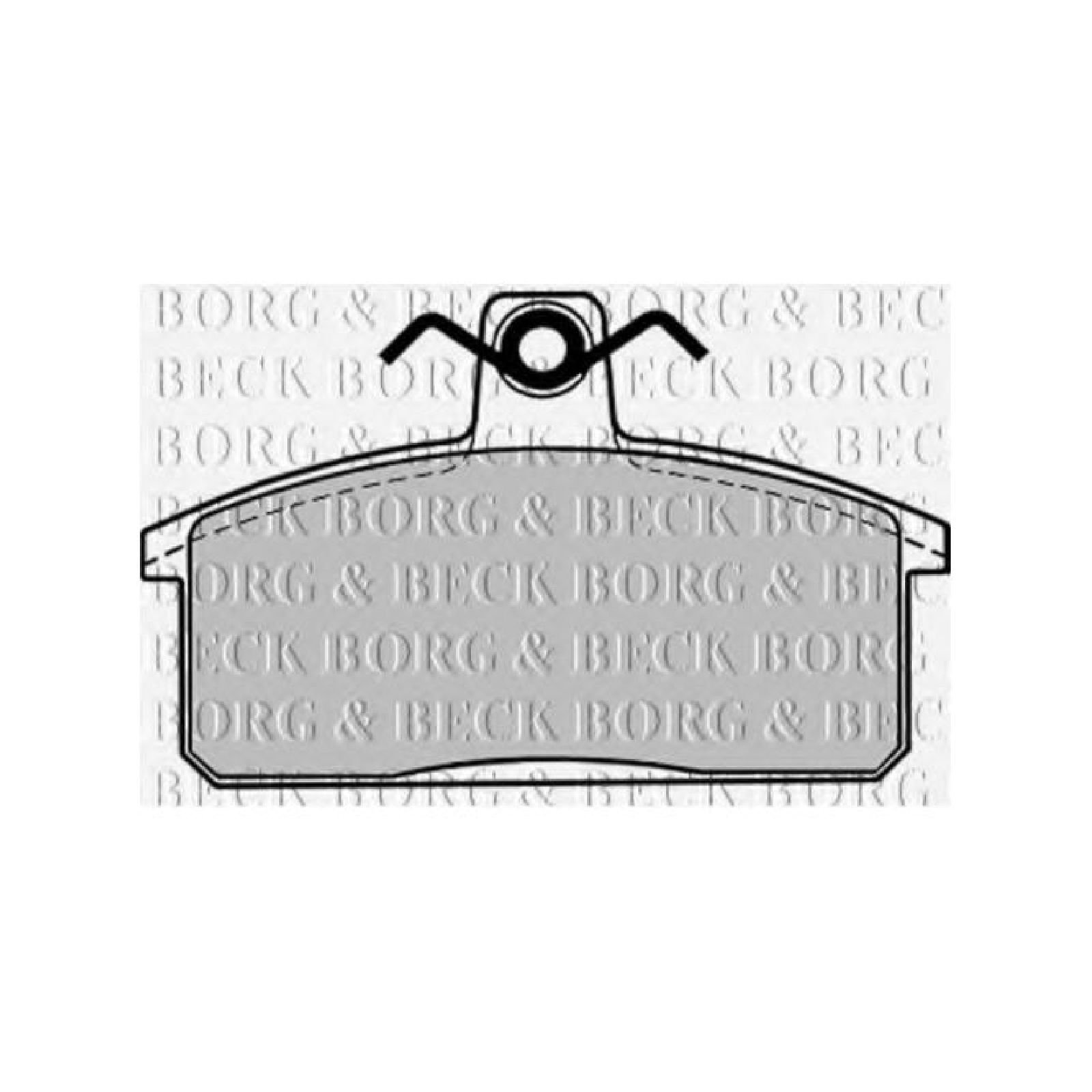 Borg & Beck BBP1017 Front Brake Pads (Lucas - Girling)