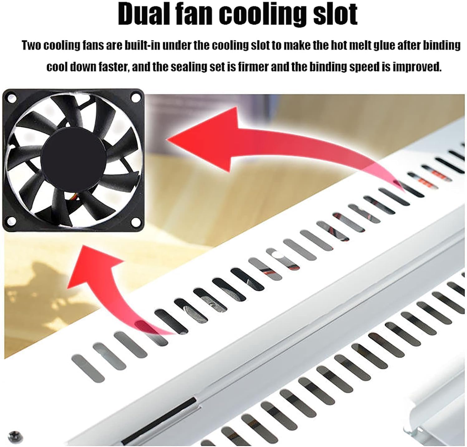 Rilegatrice A Caldo, Rilegatrice Termica A4, Rilegatura Simultanea di 500 Fogli di Carta da 70 G, per A3 (Lato Corto)/A4/A5, Ufficio/appalti/contratti/rapporti di Polizze Assicurative