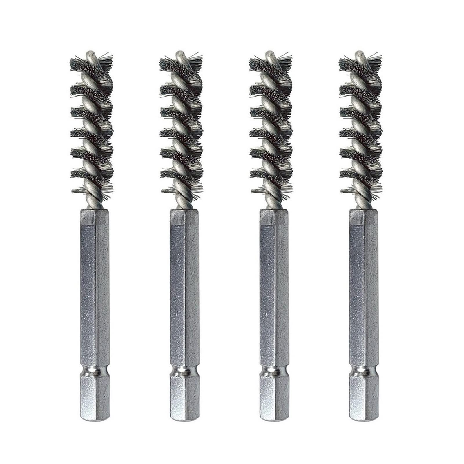 2/4PCS Clubs Head Hosel Brush Club Brush Wire Brush Electric Drill Wire Brush Cleanup Club Epoxy