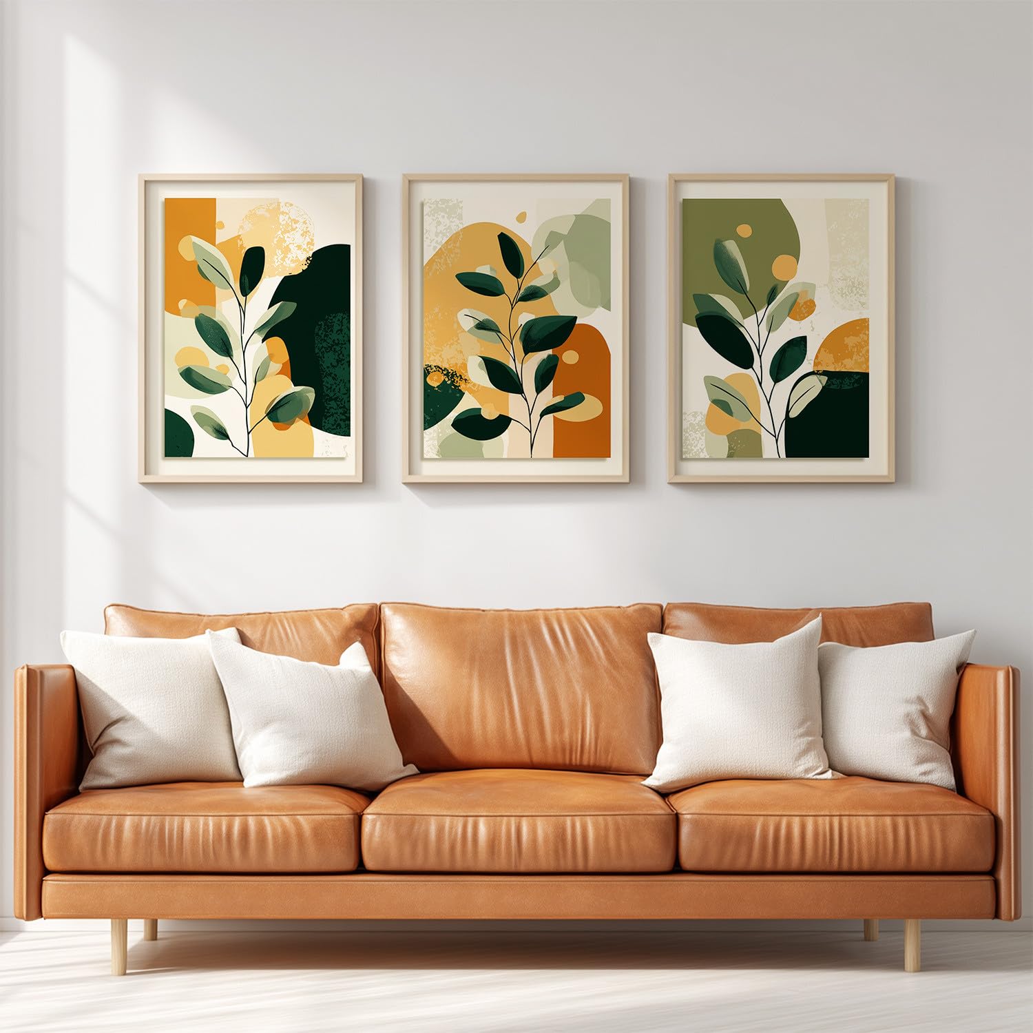 Obrazy na płótnie, duże, 40 x 60 x 3, dekoracja ścienna do salonu, sypialni, domu, biura, boho, botaniczne, kolorowe gałązki, geometryczne, pokojowe, dekoracja pokoju, obraz artystyczny, plakat