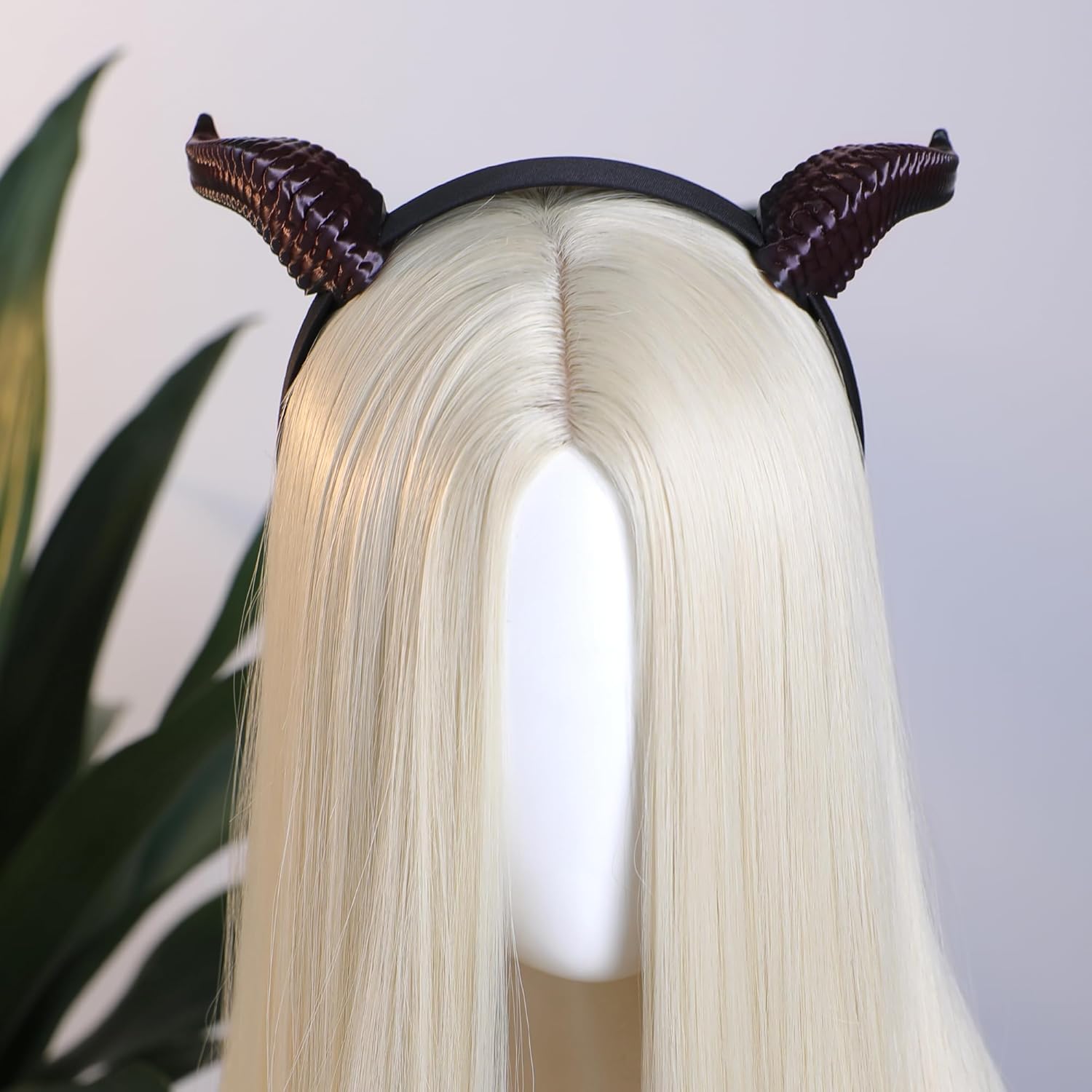 MOSTORY 3D Devil Horns Headband - Ox Horns Hairband for Halloween Devil Costume Party Adult Cosplay Renaissance - Image 3